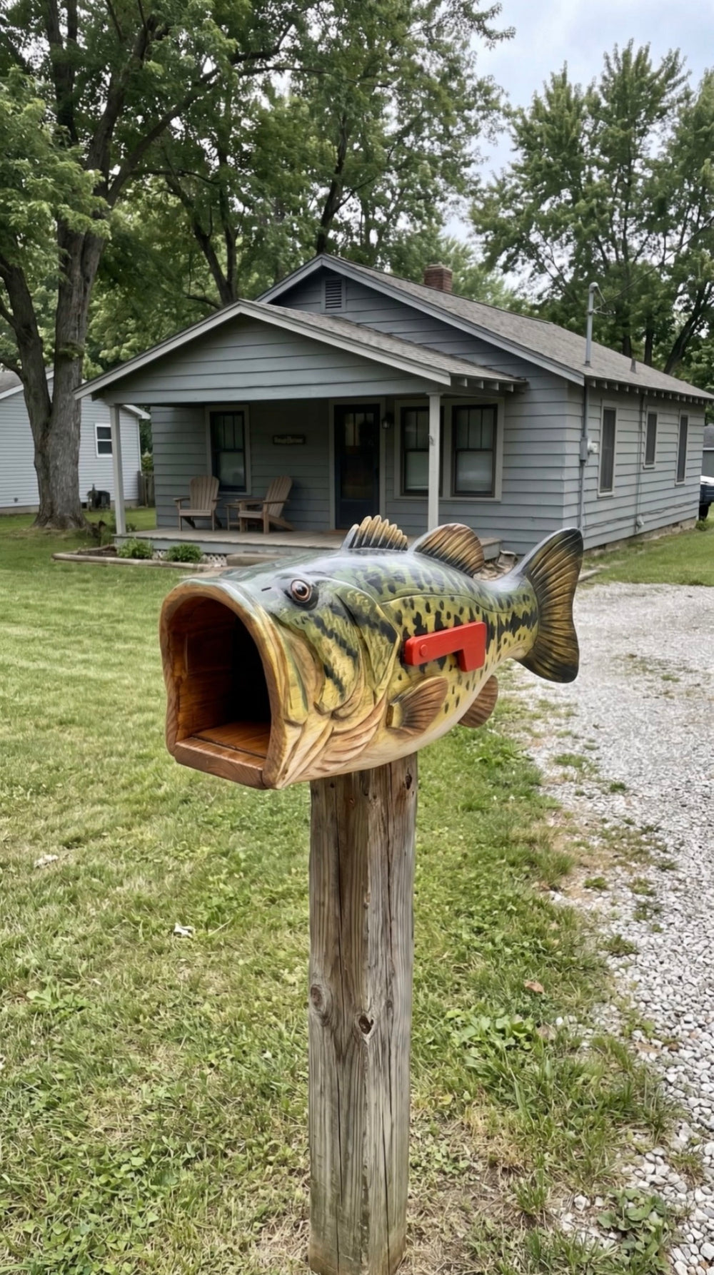 Every mailbox starts as a blank on our bench.